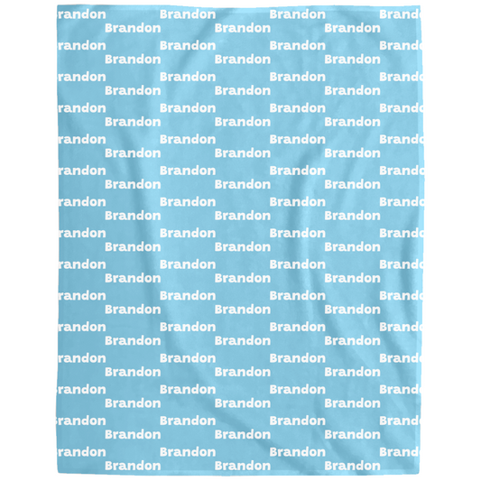 Name Personalization, Cozy Plush Fleece Blanket - 60x80 Inches