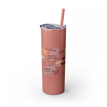 Celebrate You- Skinny Tumbler with Straw, 20oz