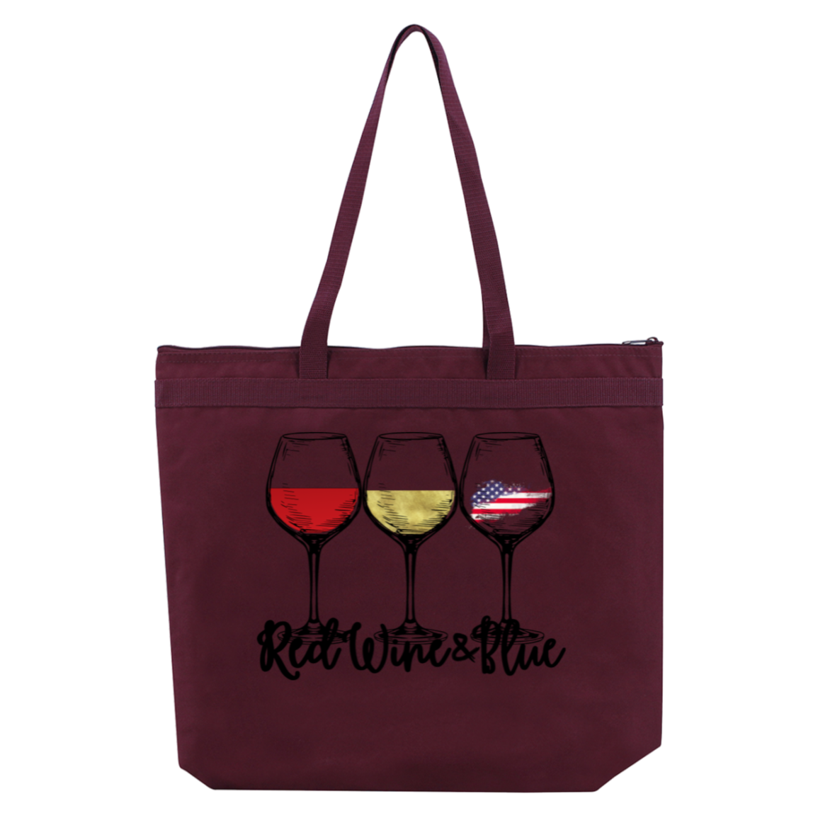 Wine & Liberty Large Tote