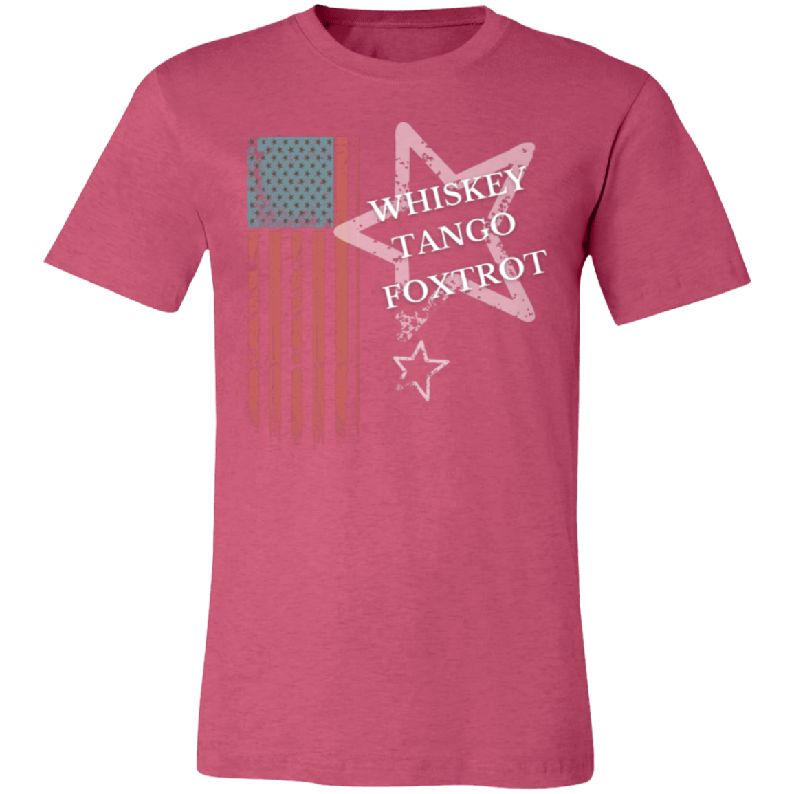 Flag Whiskey Tango Foxtrot - 3001C Unisex Jersey Short-Sleeve T-Shirt