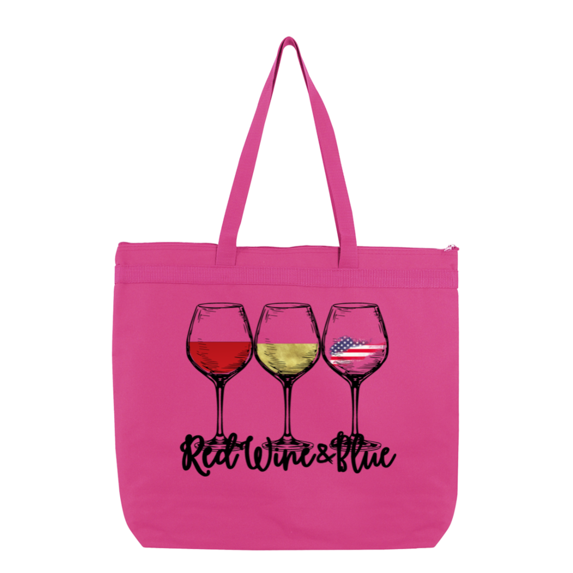 Wine & Liberty Large Tote