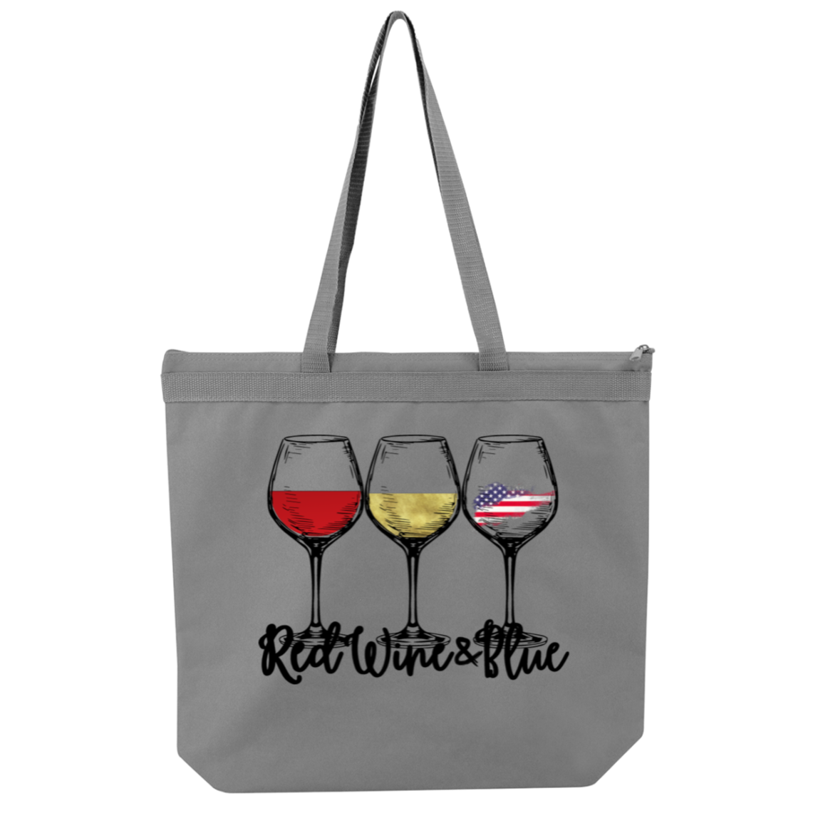 Wine & Liberty Large Tote