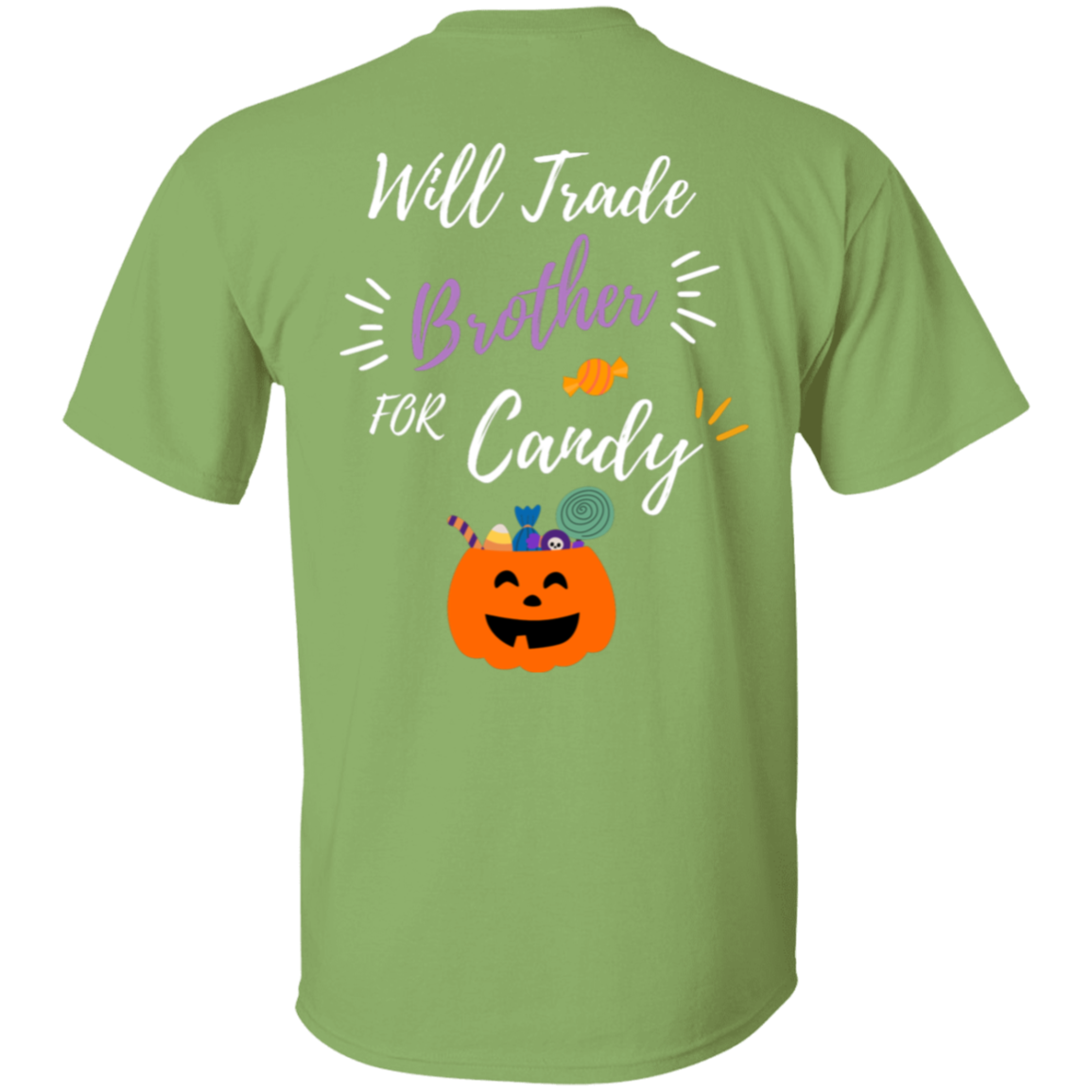 Cute 'Trade My Brother" Trick O Treat T-shirt