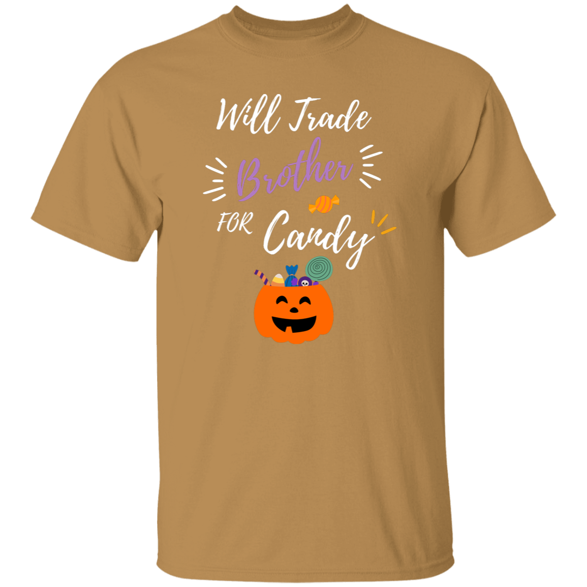 Cute 'Trade My Brother" Trick O Treat T-shirt