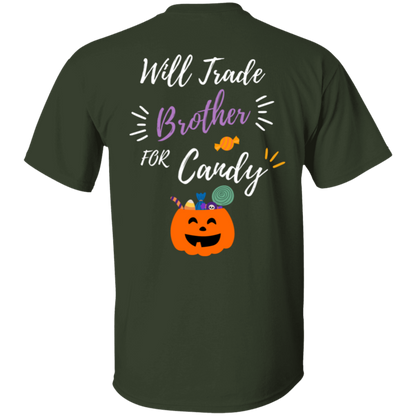 Cute 'Trade My Brother" Trick O Treat T-shirt