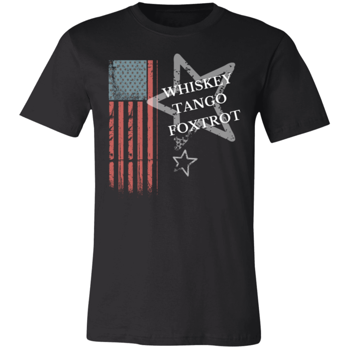 Flag Whiskey Tango Foxtrot - 3001C Unisex Jersey Short-Sleeve T-Shirt