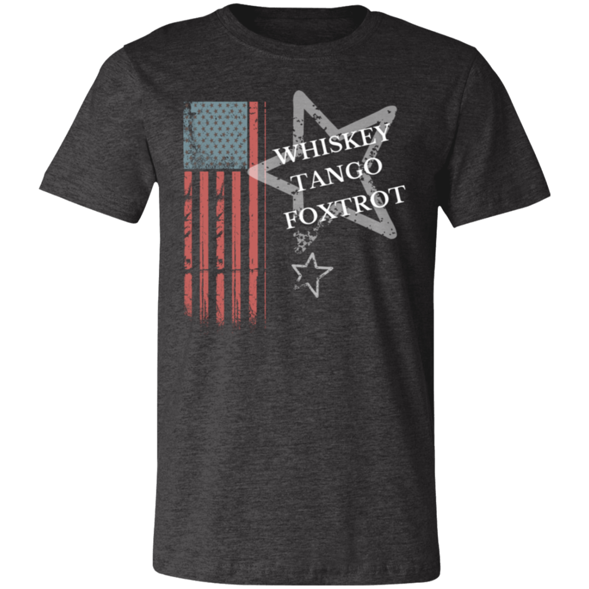 Flag Whiskey Tango Foxtrot - 3001C Unisex Jersey Short-Sleeve T-Shirt