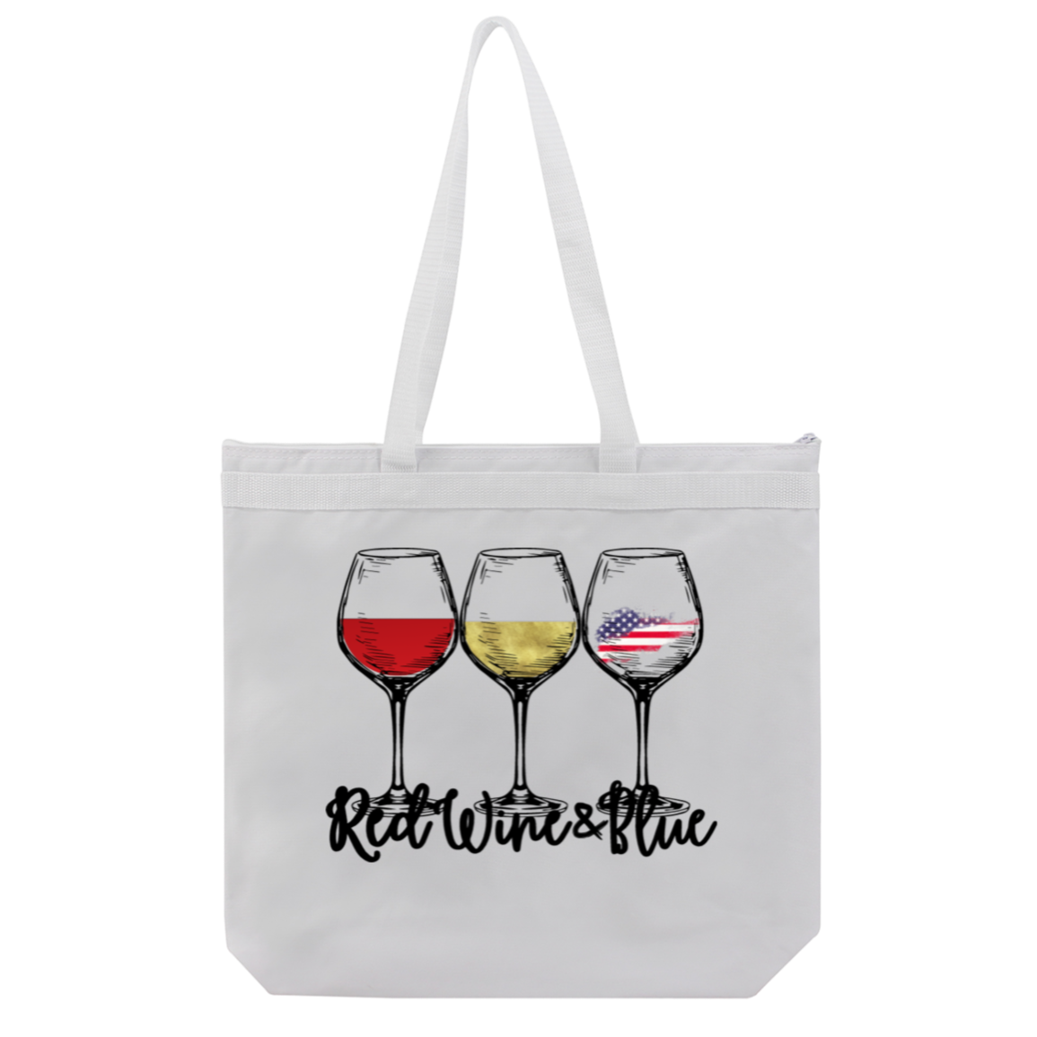 Wine & Liberty Large Tote