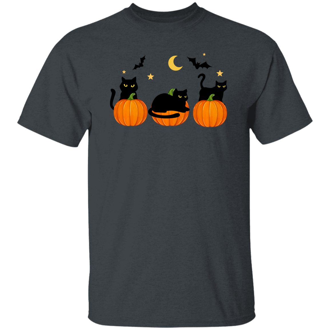 Black Cats & Pumpkins T-Shirt