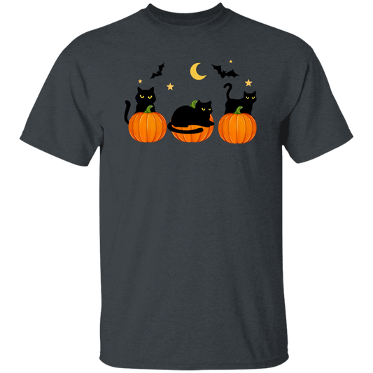 Black Cats & Pumpkins T-Shirt