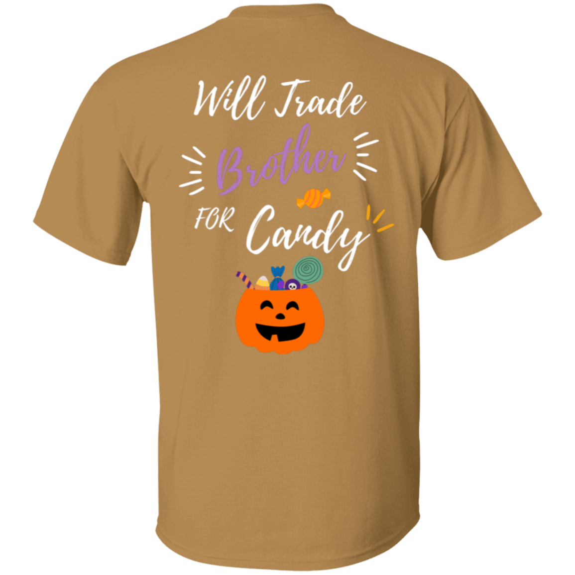 Cute 'Trade My Brother" Trick O Treat T-shirt