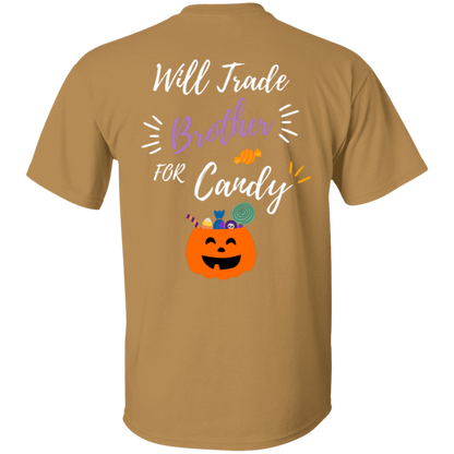 Cute 'Trade My Brother" Trick O Treat T-shirt