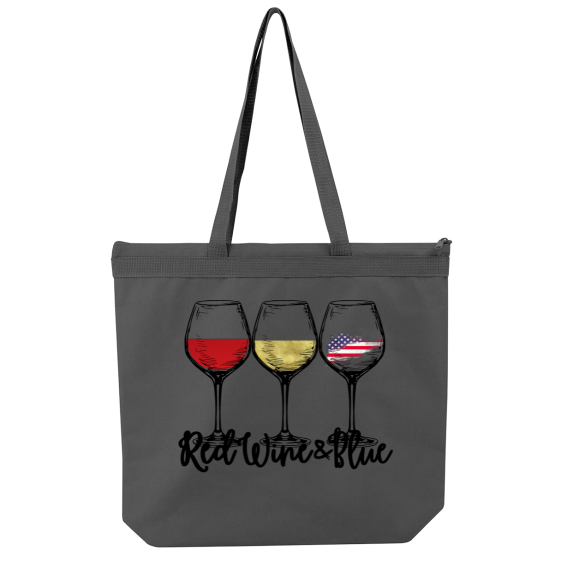 Wine & Liberty Large Tote