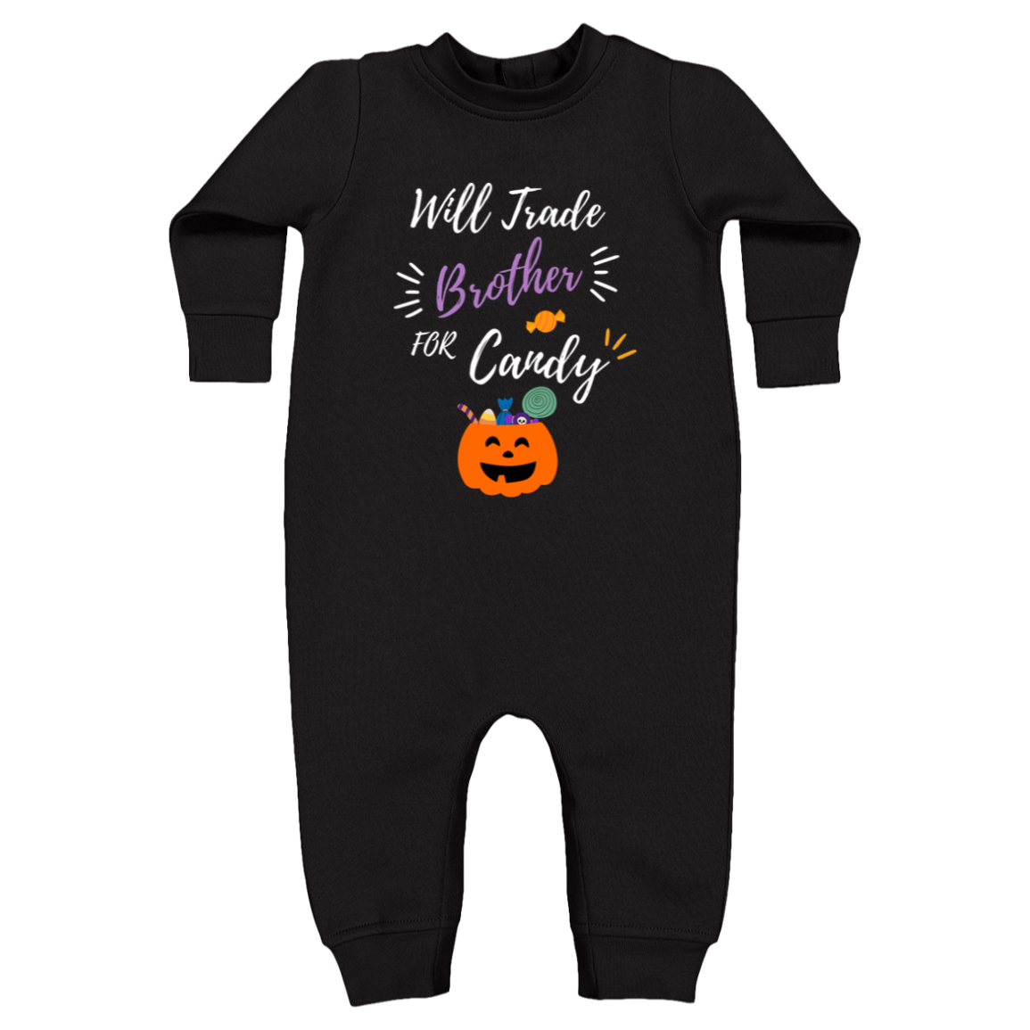 Halloween Infant Fleece One-Piece Bodysuit