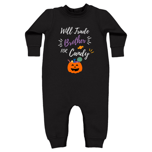 Halloween Infant Fleece One-Piece Bodysuit