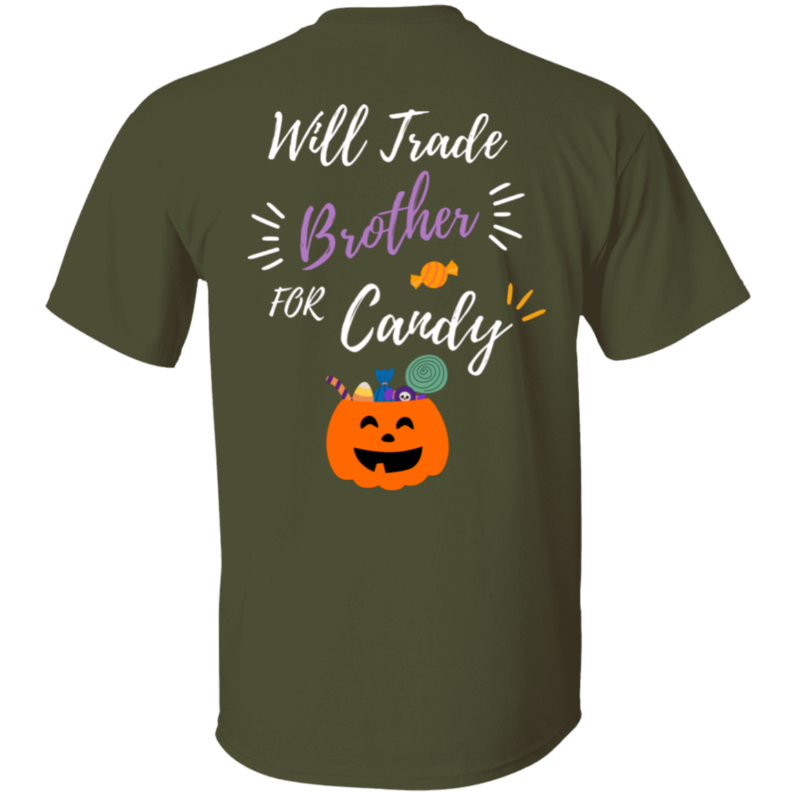 Cute 'Trade My Brother" Trick O Treat T-shirt