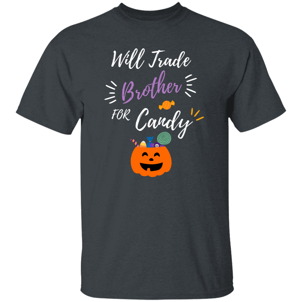 Cute 'Trade My Brother" Trick O Treat T-shirt