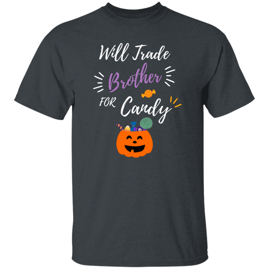 Cute 'Trade My Brother" Trick O Treat T-shirt