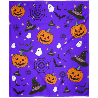 Halloween Pumpkin, Bat Blanket