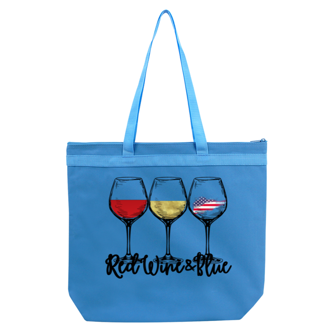 Wine & Liberty Large Tote