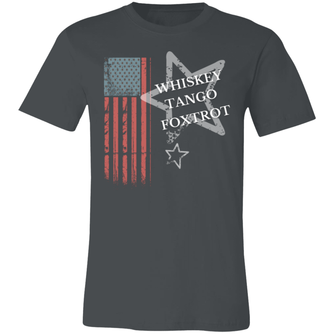 Flag Whiskey Tango Foxtrot - 3001C Unisex Jersey Short-Sleeve T-Shirt