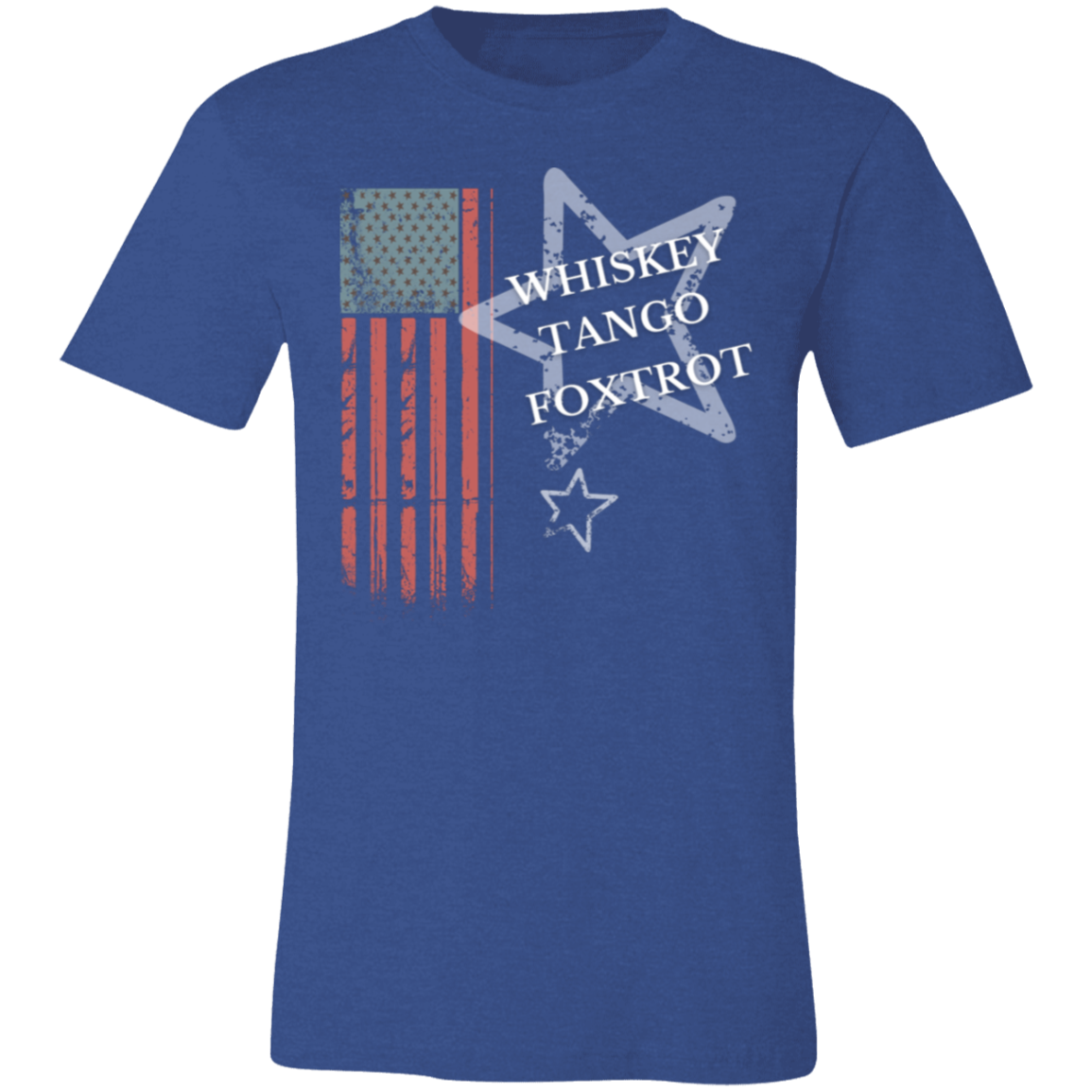 Flag Whiskey Tango Foxtrot - 3001C Unisex Jersey Short-Sleeve T-Shirt