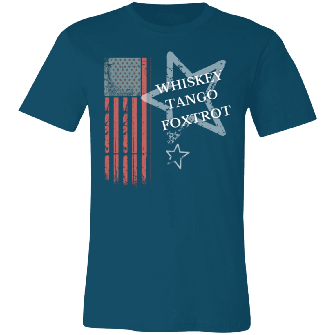 Flag Whiskey Tango Foxtrot - 3001C Unisex Jersey Short-Sleeve T-Shirt