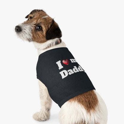 Adorable Father's Day Pet Tank Top! (Black)