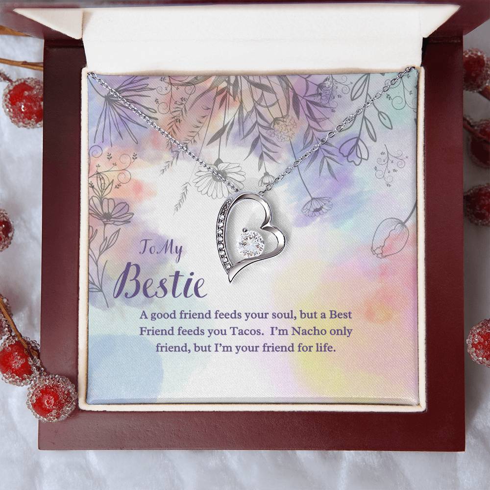 Bestie Heart Necklace