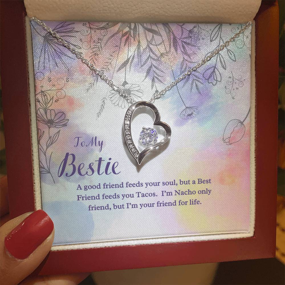 Bestie Heart Necklace