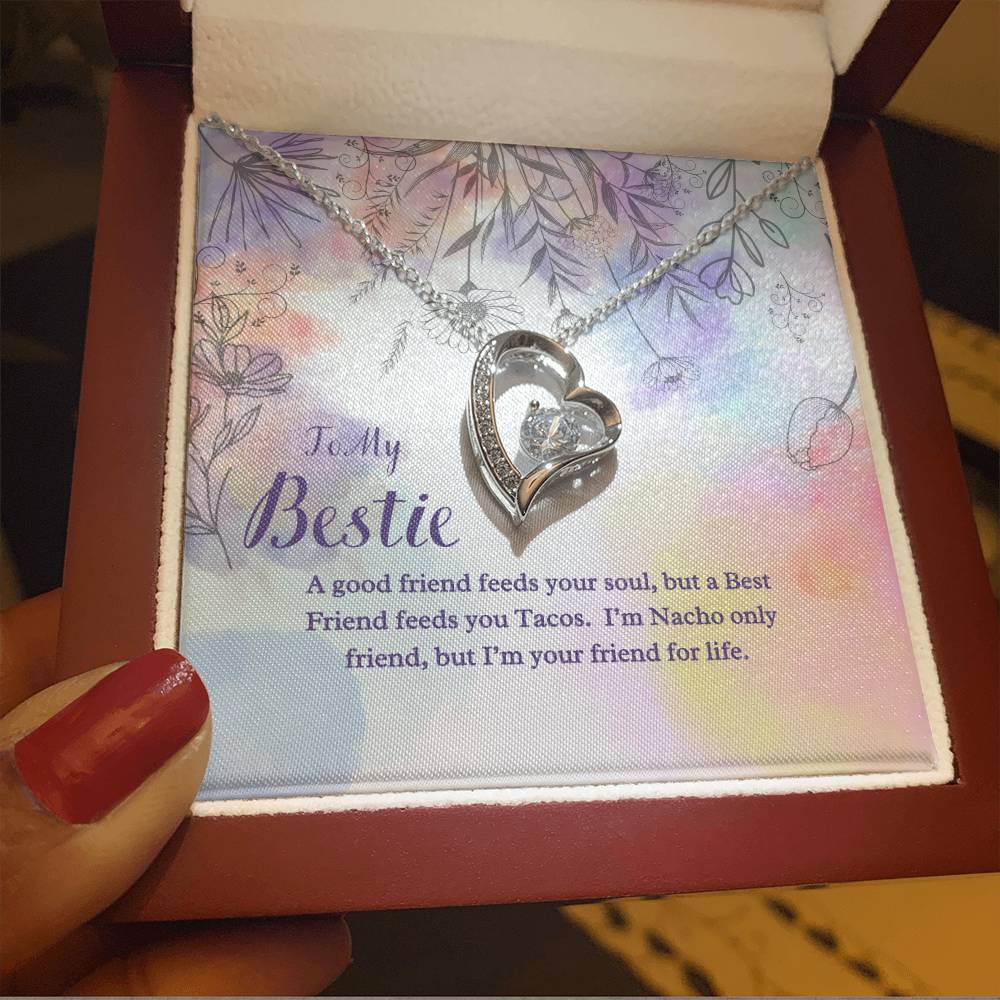 Bestie Heart Necklace