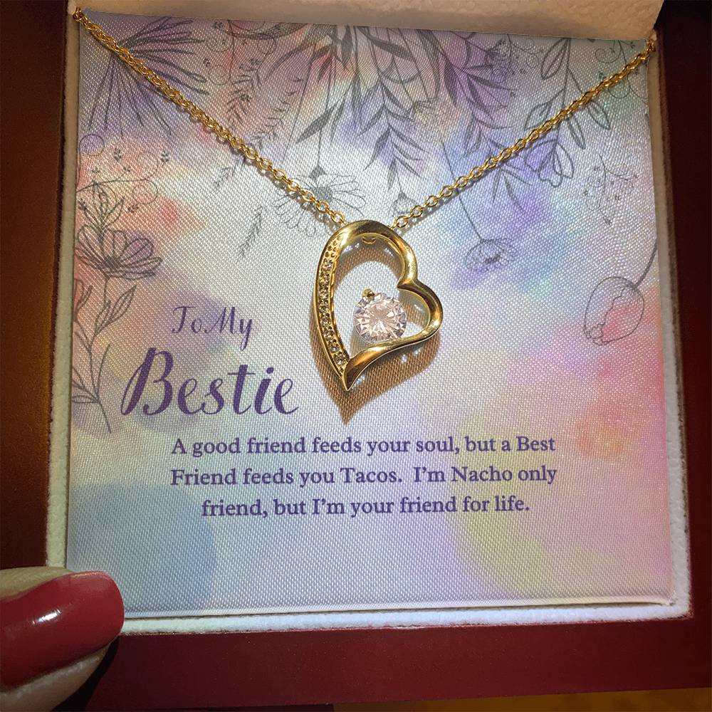 Bestie Heart Necklace