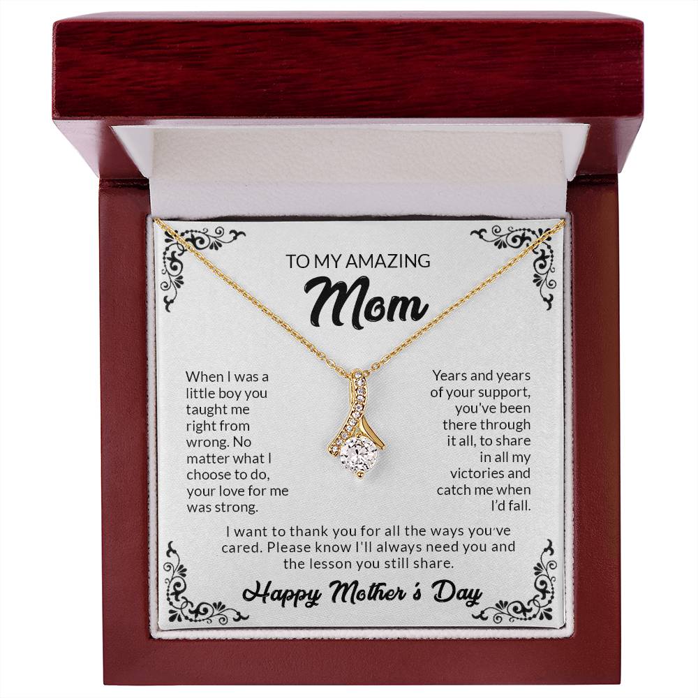 To My Amazing Mom | Alluring Beauty necklace