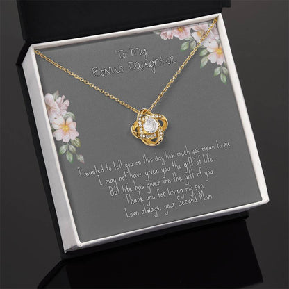 To My Bonus Daughter Necklace