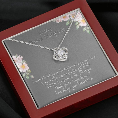 To My Bonus Daughter Necklace