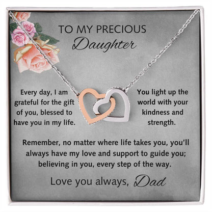 My Precious Daughter Necklace, Love Dad