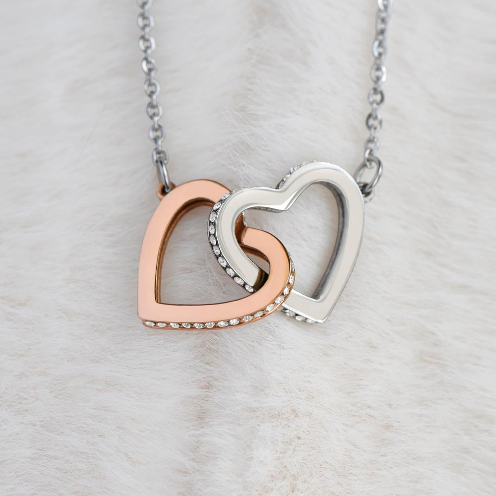 Besties For Life - Interlocking Hearts Necklace