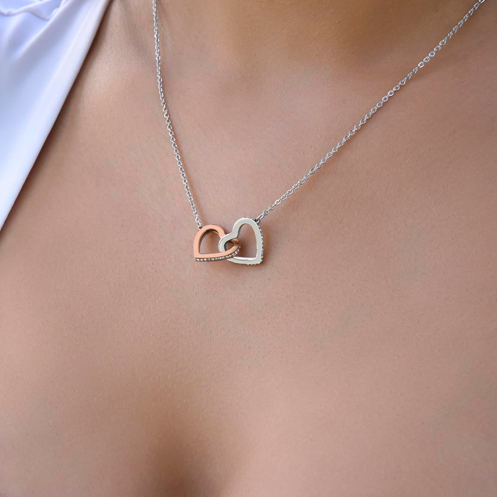 Besties For Life - Interlocking Hearts Necklace