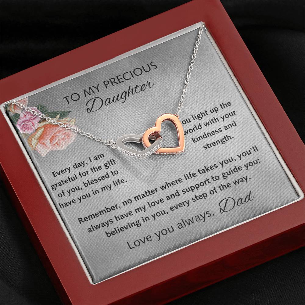 My Precious Daughter Necklace, Love Dad