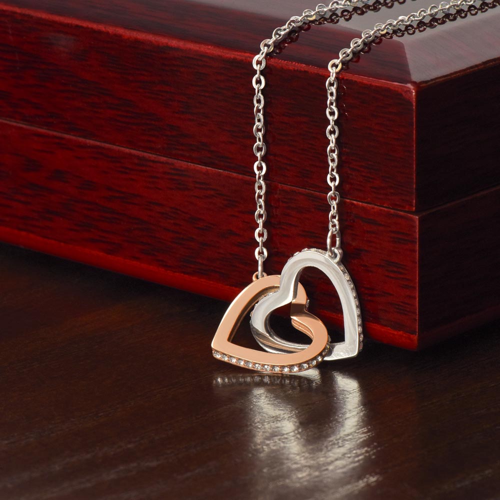 Besties For Life - Interlocking Hearts Necklace