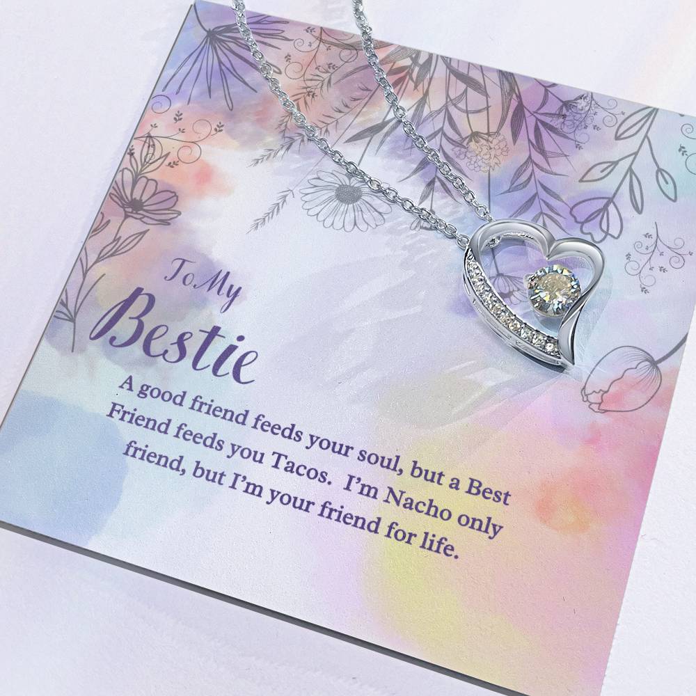 Bestie Heart Necklace