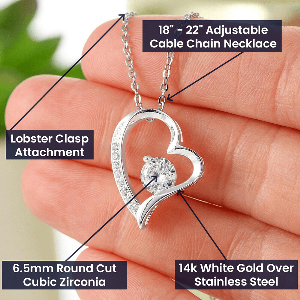 Bestie Heart Necklace