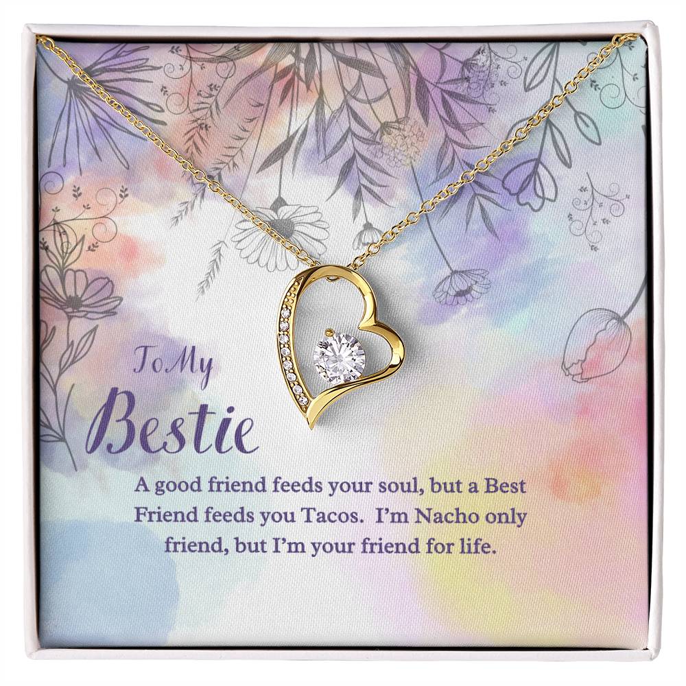 Bestie Heart Necklace