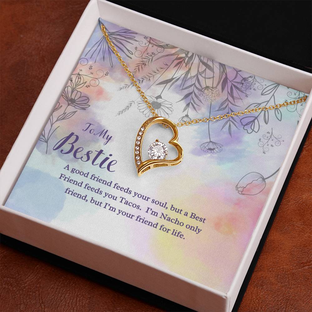 Bestie Heart Necklace