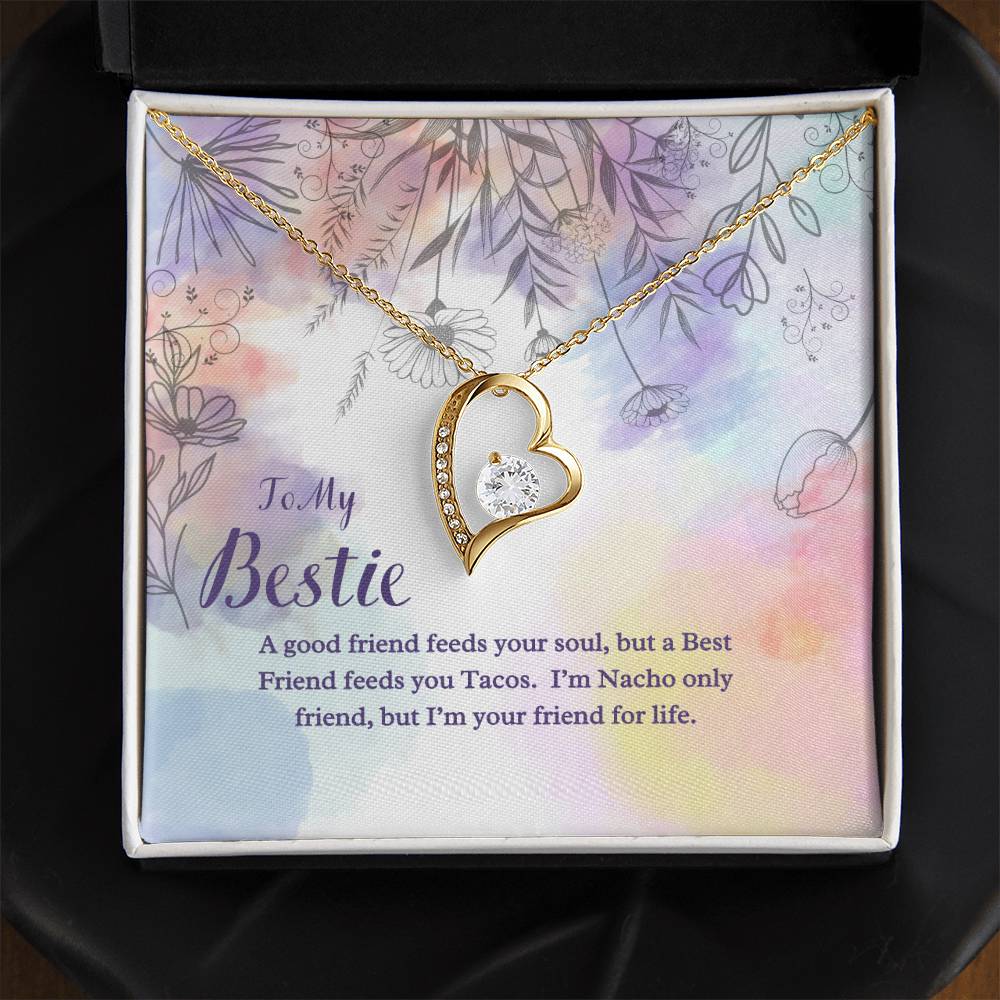 Bestie Heart Necklace