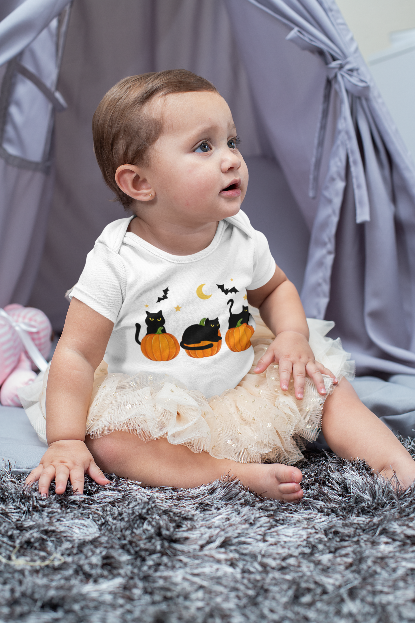 Cute Halloween Baby Bodysuit (Two Designs To Choose From)